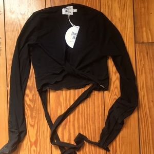 Princess Polly Sheer Long Sleeve Crop